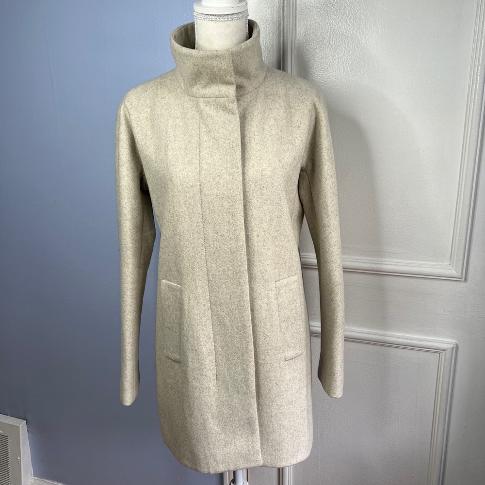 J. Crew Cream Pea Coat